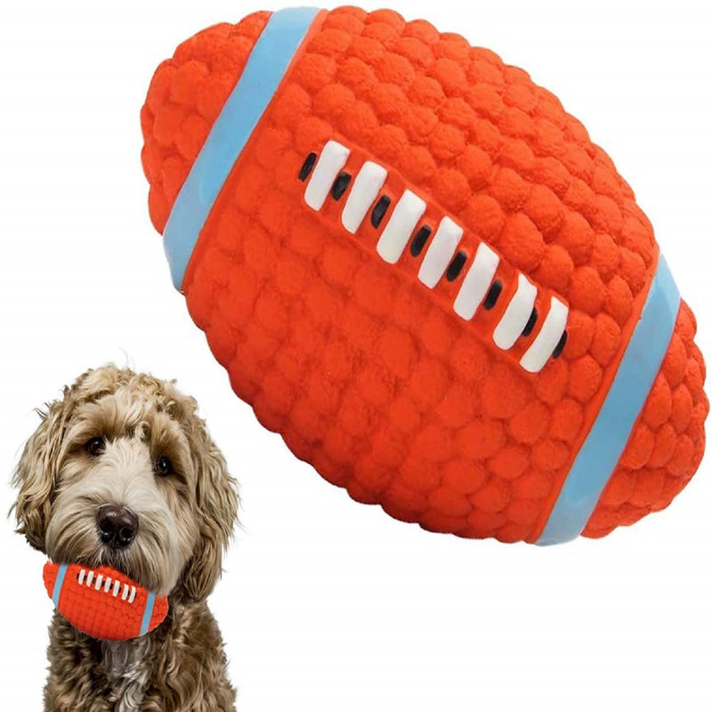 Emily Pets Latex Material Squeaky Dog Toy Small,Large(Orange)