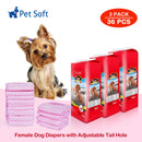 Disposable Female Dog Diapers 36pcs (XS,Pink)