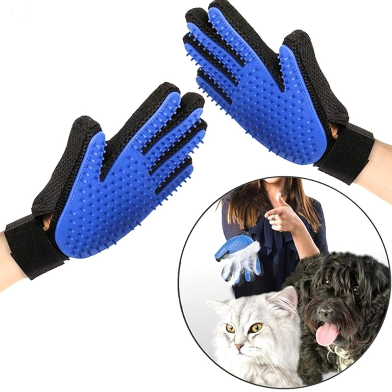 Grooming Kit Cat Brush Nail Clipper Pet Brush Pet Comb Pet Grooming Glove(Pack of 5)