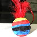 Interactive Kitten Training Sisal Balls (1 Pcs, Multicolor)