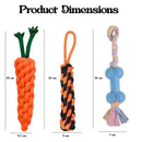 Rope Toys For Dogs & Puppies (Pack of 3)