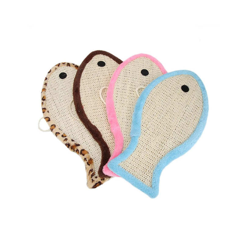 Emily Pets Cat Hanging Scratching Board Set with Velvxet Fur border For cat(Light Blue,Pink,Brown,White)