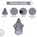 Summer Hoodie(Dotted,Grey-Black)