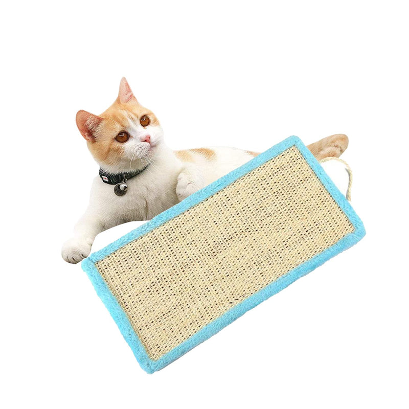 Emily Pets Cat Hanging Scratching Board Set with Velvet Fur border For Cat(Light Blue,Pink,Brown,White)