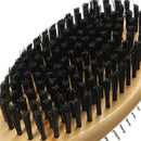 Wooden Handle Double Sided Pin and Bristle Brush, Comb For Pets (Small)