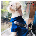 Stylish Denim Dog Jumpsuit for Medium Dogs