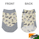 Dogs Printed Cotton T-Shirts For Pets