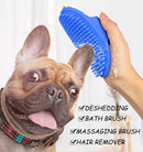 Dog Grooming & Shedding Bath Glove Brush