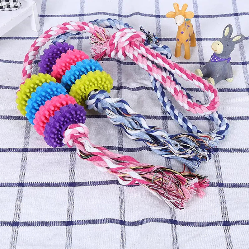 Rope Toys For Dogs & Puppies (Pack of 4)