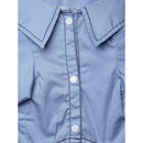 Lulala Pet Dress Plain Shirt with Contrast Stitching Summer Apparel For Pets (XS,S,M,L,XL,SkyBlue)