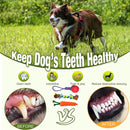 Durable Dog Chew Toy - Rope & Rubber Ball, Non-Toxic, Anxiety Relief