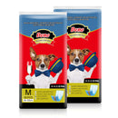 Disposable Male Dog Diapers - Fashion Jeans Design (Medium)