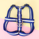 Nylon Strip Reflective Dog Harness With Leash