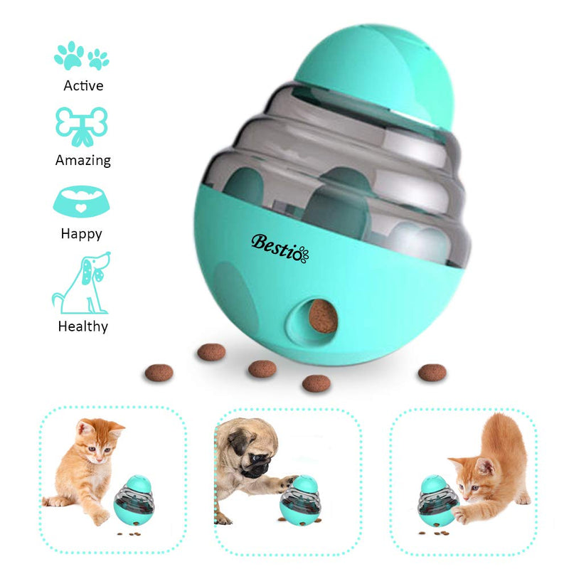 Dog Cat Interactive Tumbler Toy Treat Ball Pet Slow Feeder Food Dispenser Feeding Toy Dog Puzzle Toy for Pets