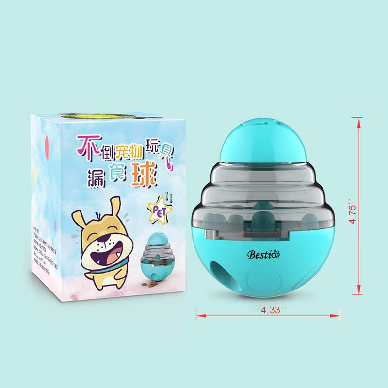 Dog Cat Interactive Tumbler Toy Treat Ball Pet Slow Feeder Food Dispenser Feeding Toy Dog Puzzle Toy for Pets