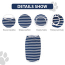 Striped Cotton Pet Shirt for Dogs & Puppies