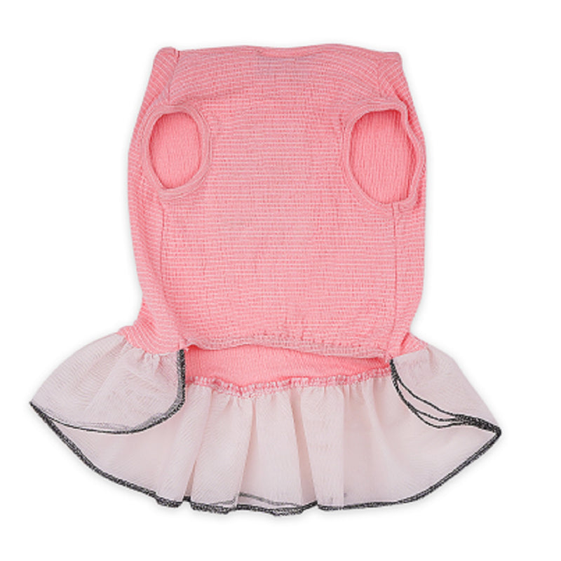 Lulala Frill Frock with sequins Teddy (Prink)