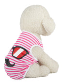 Stretchy Striped T-Shirt for Dogs | Comfortable Cotton Pet Apparel