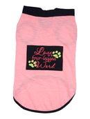 Stretchy Striped T-Shirt for Dogs | Comfortable Cotton Pet Apparel