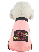 Stretchy Striped T-Shirt for Dogs | Comfortable Cotton Pet Apparel