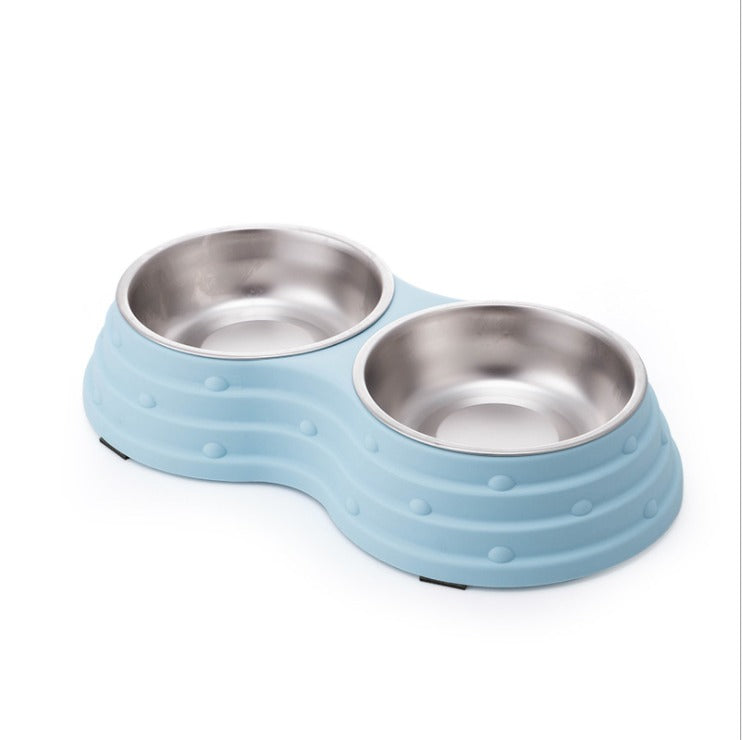 Kennel Dog Feeder Drinking Bowls for Dogs Cats Pet Food Bowl
