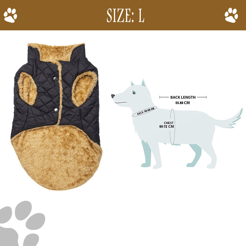 Lulala Fur Jacket (Black-Cream)