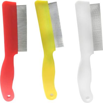 Emily Pets Metal Dog Comb,Pets Steel Comb,Cat Grooming Comb, Basic Comb for For Pets