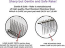 Professional Pet Grooming Rake Comb for dogs