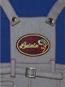 Stylish Denim Dog Jumpsuit for Medium Dogs