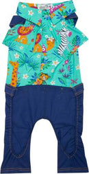 Stylish Denim & Cotton Jumpsuit for Dogs