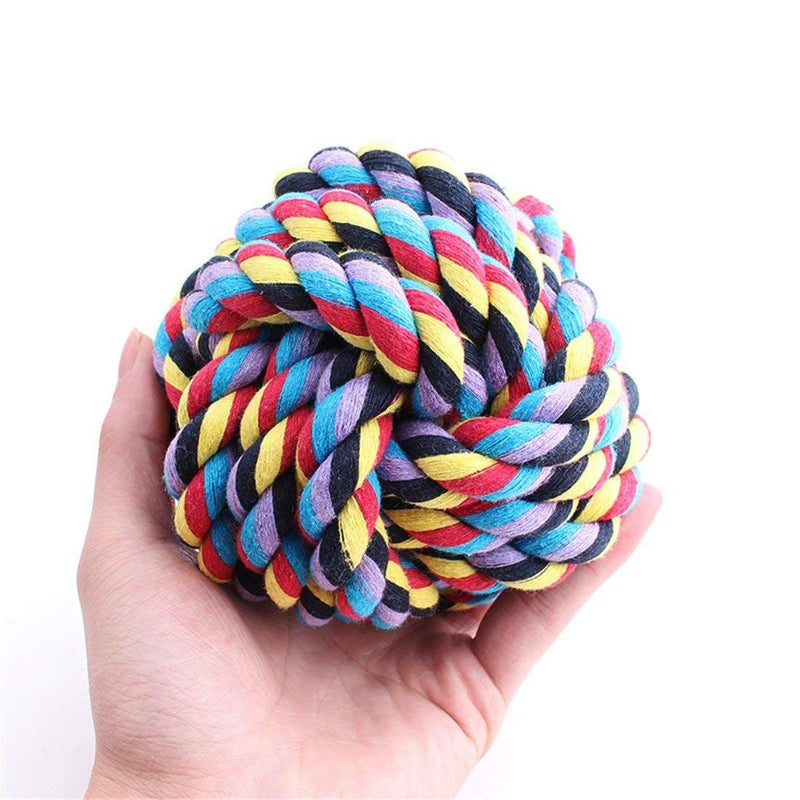 Emily Pets Dog Rope Toy Interactive Pet Chew Toys for Puppies Small Medium and Large Dogs|11 Cm,(Colour May Vary)