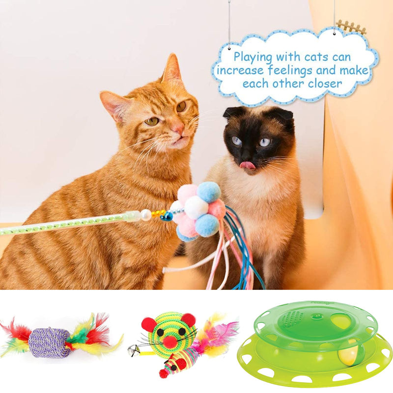 Cat Toy (Pack of 4,Color May Vary)
