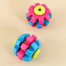 Treat Dispensing Chew Toy For Dogs (Multicolor, Pack 2)