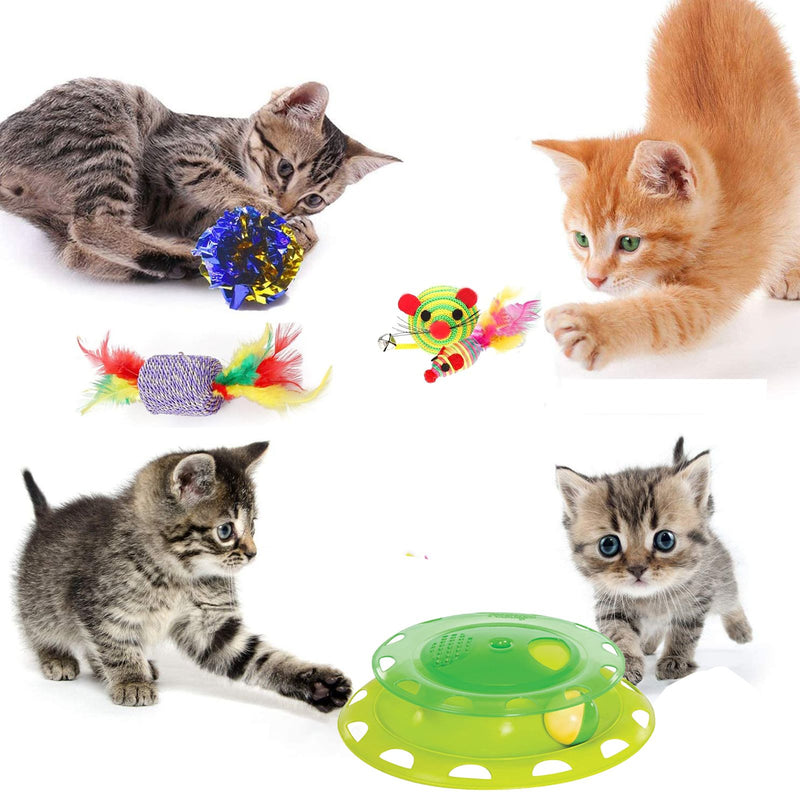 Cat Toy (Pack of 4,Color May Vary)