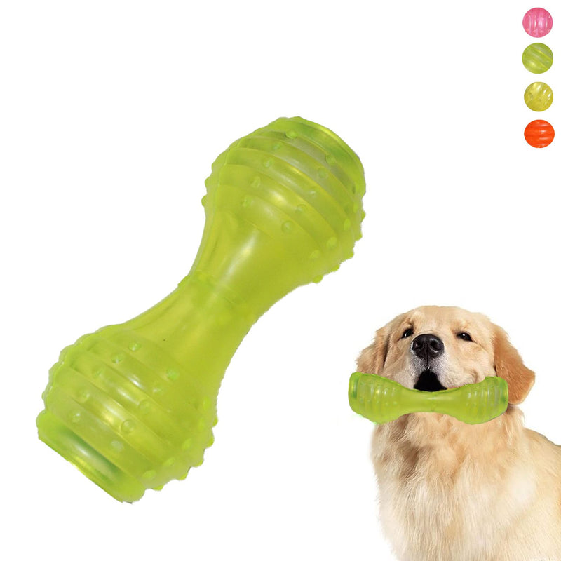 Emily Pets Tough Dog Bone Aggressive Chewers Interactive Dog Toy for Dogs(Color Vary,Pack1)