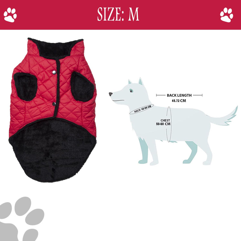 Lulala Fur Jacket (Red-Black)