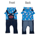 Fashionable Four-Legged Dog Jumpsuit with Tiny Pocket