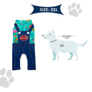 Stylish Denim & Cotton Jumpsuit for Dogs