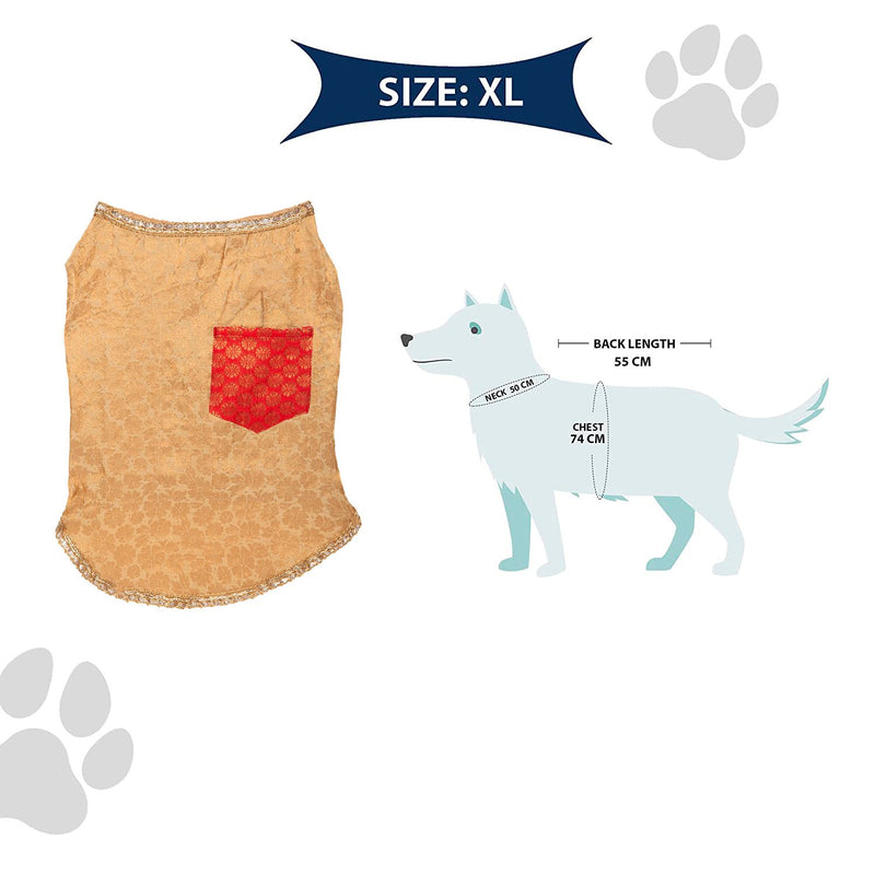 Lulala Coat for Dog, Cat, Rabbit  (GOLDEN)(S,M,L,XL,XXL)