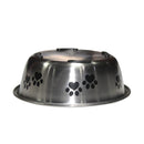 Emily Pets Dog Bowl Stainless Steel Anti Skid Dog Bowl (Medium, Pack of 1)