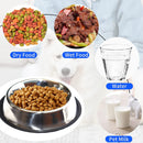 Food/Water Bowl with Rubber Ring For Pets