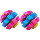 Treat Dispensing Chew Toy For Dogs (Multicolor, Pack 2)