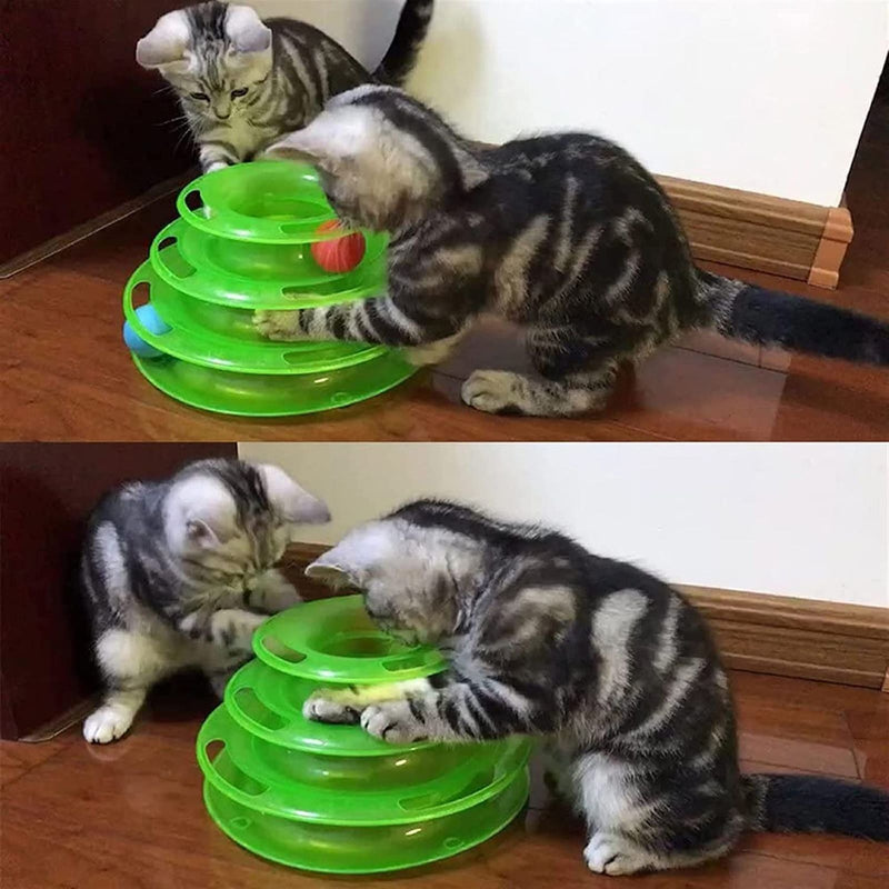 Cat Combo Toy(Pack of 4,Color May Vary)