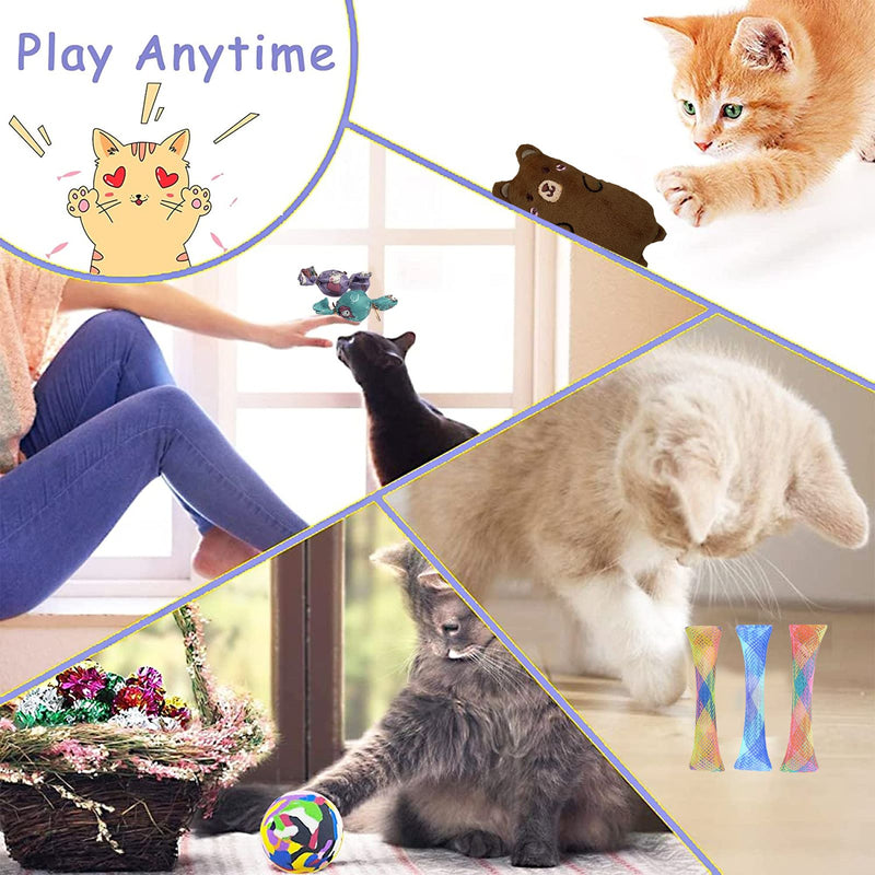Toys For Cats (Pack of 7, Color May Vary)