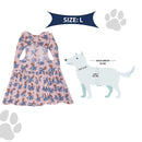 Tom and Jerry Print Cotton Dress for Dog And Cats