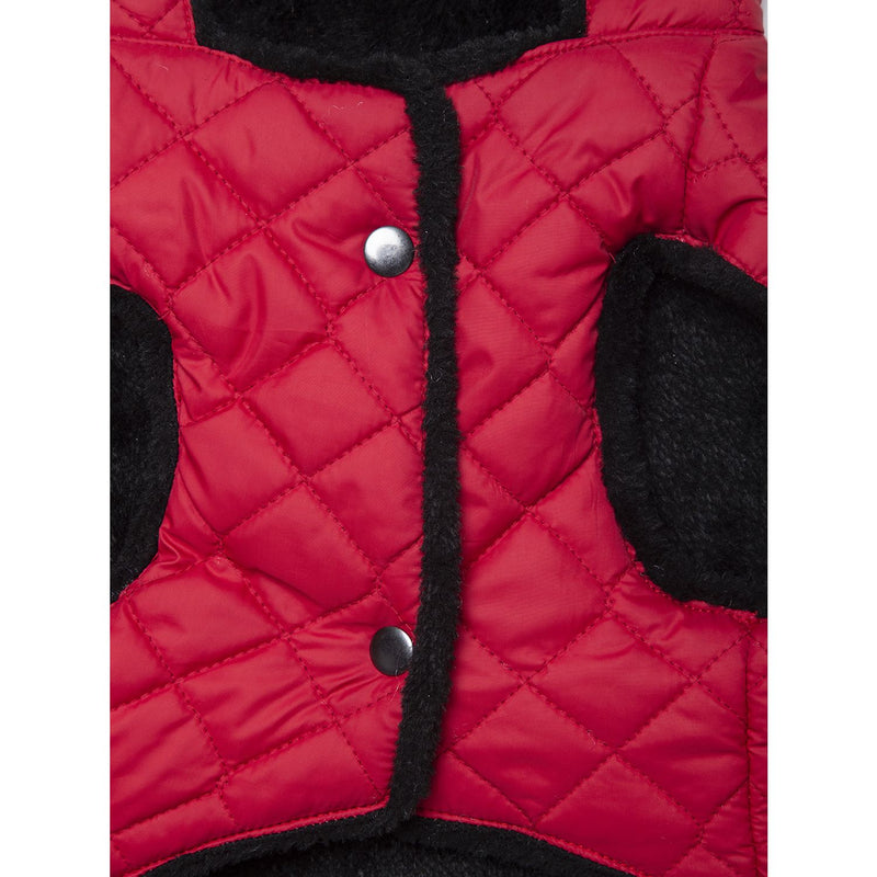 Lulala Fur Jacket (Red-Black)