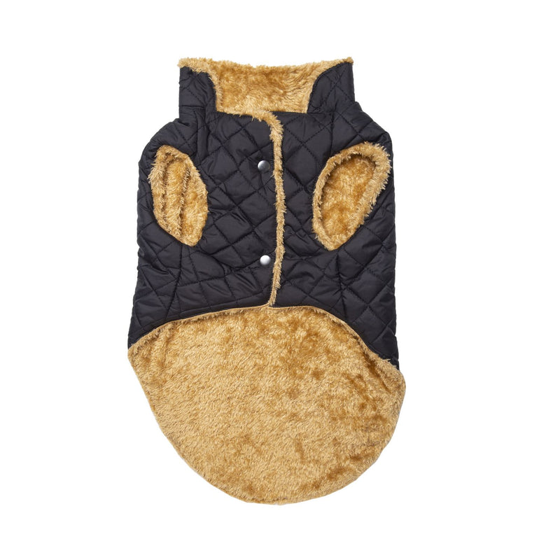Lulala Fur Jacket (Black-Cream)
