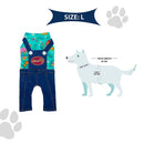 Stylish Denim & Cotton Jumpsuit for Dogs