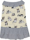 Stylish Cotton Dog Frock with Cool doggie print